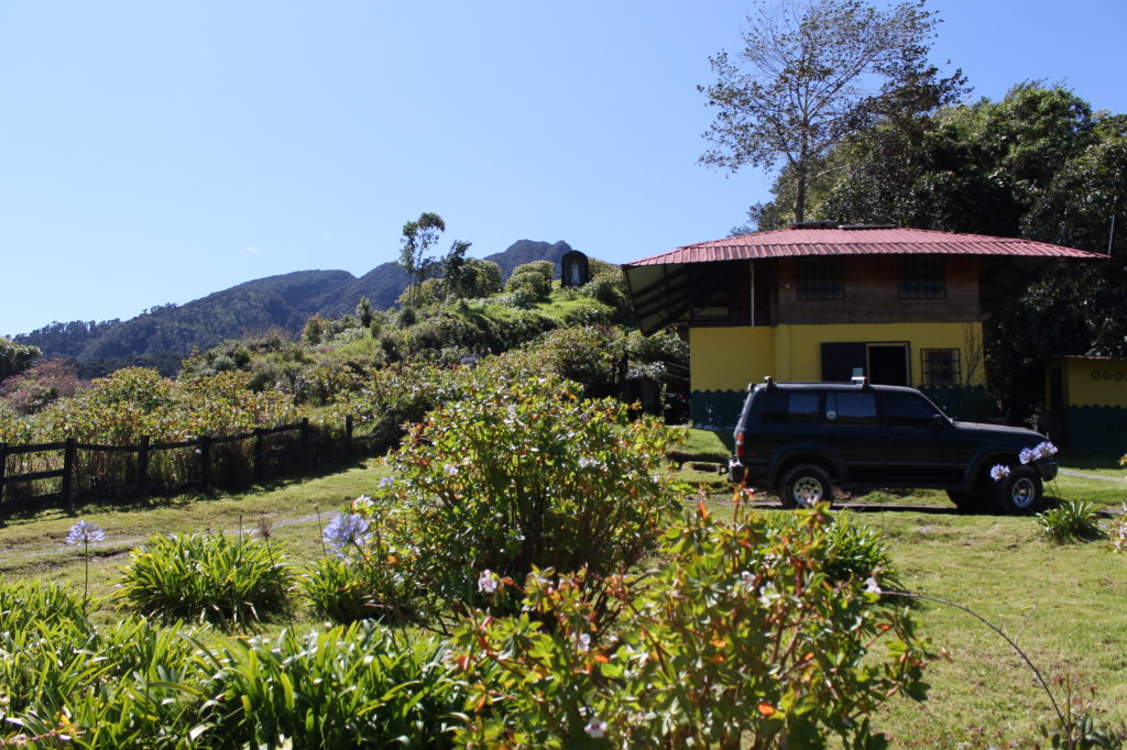 Register at the Volcan Baru Park Warden Station