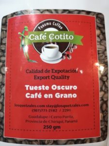 El Cotito Coffee- Chiriqui Panama